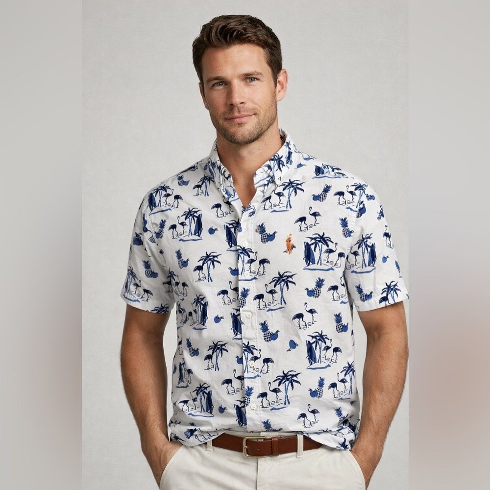 Ralph Lauren Tropical Print Shirt